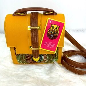NWT Dr. Pachanga Abigail Yellow Crossbody/Handbag